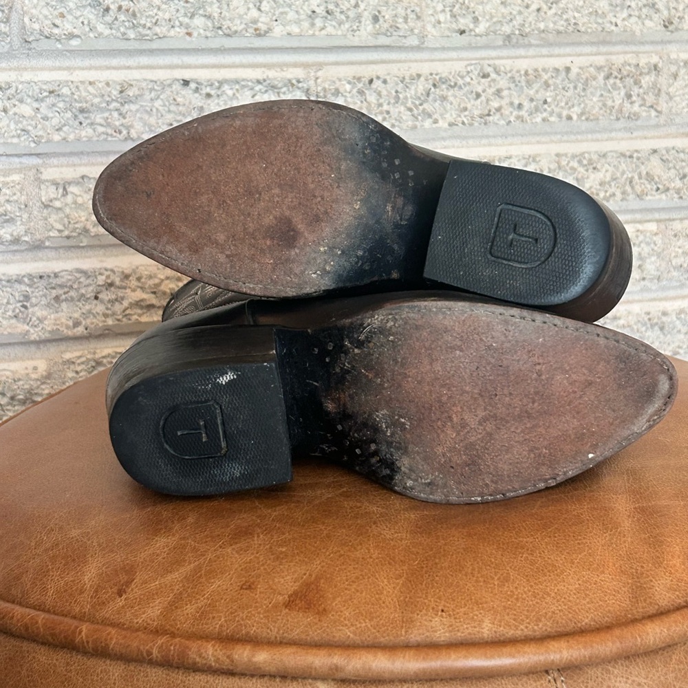 Tecovas “Jolene” Black Western Leather Boots - Picture 7 of 9